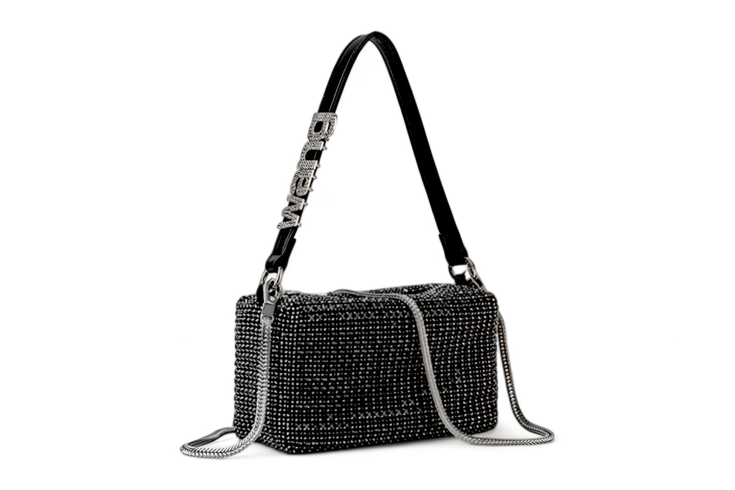 Black Dime Crossbody