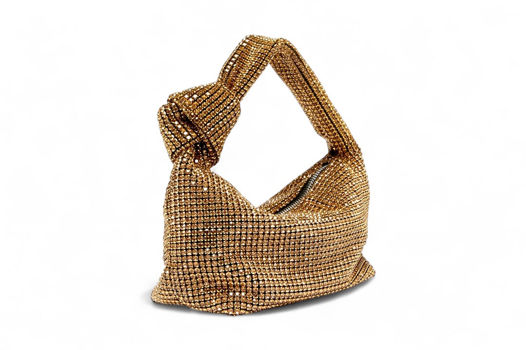 Golden Diamontes KnotBag