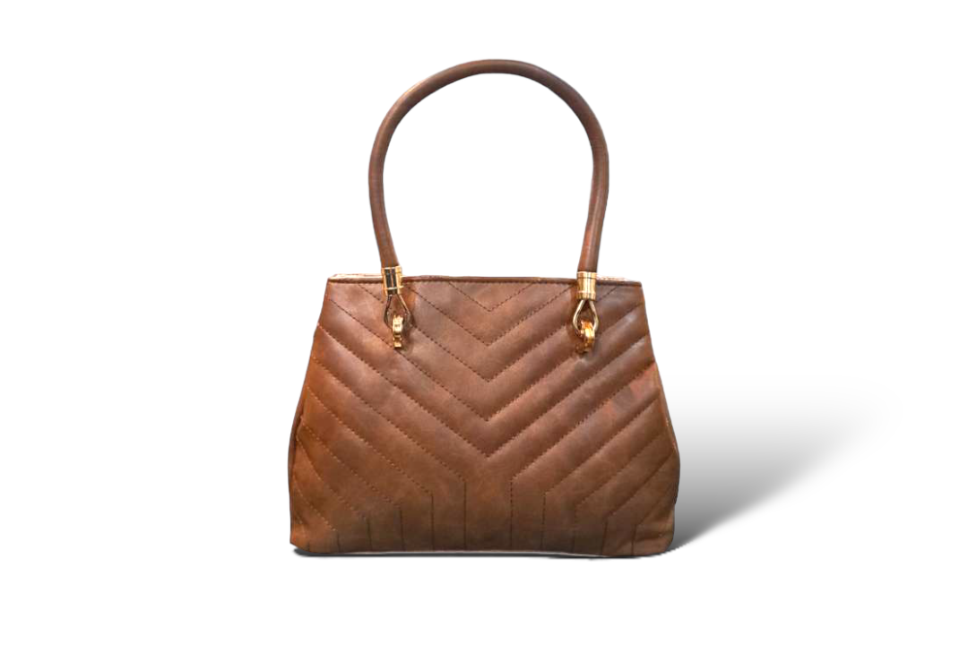 Elegant Mocha Delight Leather Handbag